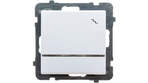 SONATA Łącznik schodowy z podświetleniem biały ŁP-3RS/m/00