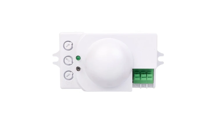 Czujnik ruchu ROLF JQ-L MW 1200W IP20 podtynkowy zasięg do 8m 360 2–2000 lx biały 08820