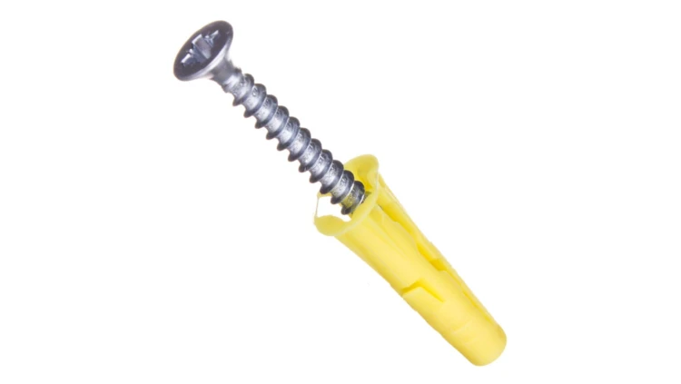 Kołek uniwersalny Rawlplug 5 mm do podłoży pełnych i otworowych UNO-05+330 /100szt./