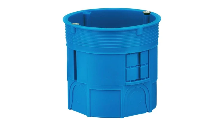 Puszka podtynkowa 60mm głęboka z wkrętami niebieska Z60Dw 34035203 /50szt./