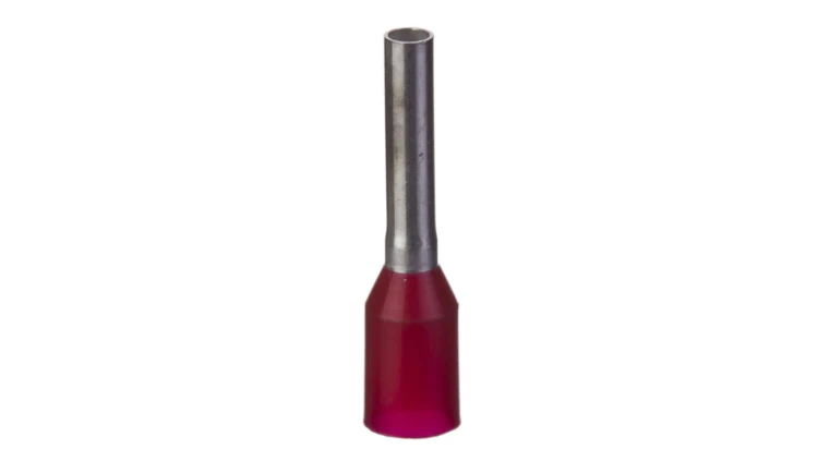 Końcówka tulejkowa izolowana 1,0mm2 czerwona 216-203 /100szt./