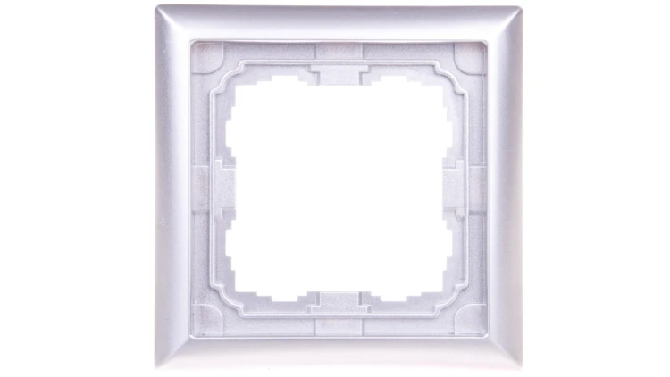KOS66 Ramka pojedyncza aluminium 664081