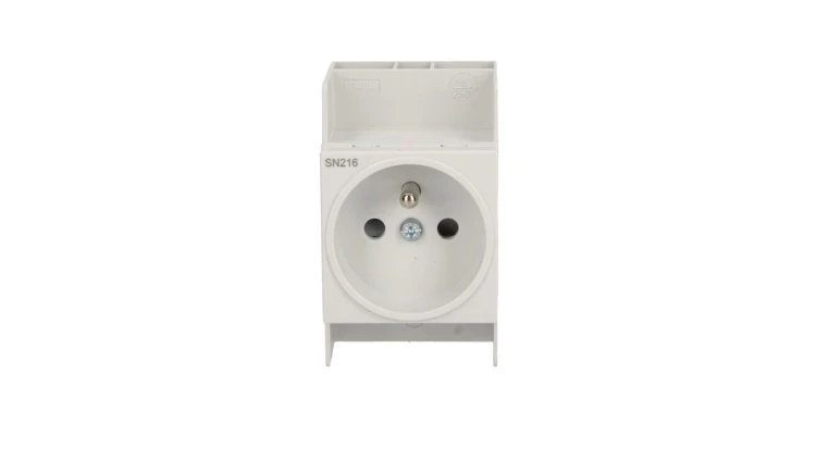 Gniazdo modułowe serwisowe 2P+Z 10A SN216