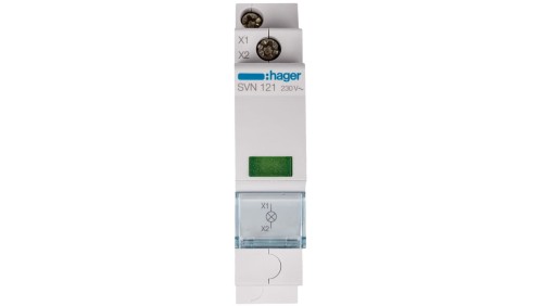 Lampka modułowa 1-gazowa zielona 230V AC SVN121