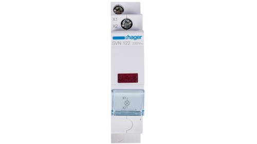 Lampka modułowa 1-fazowa czerwona 230V AC SVN122