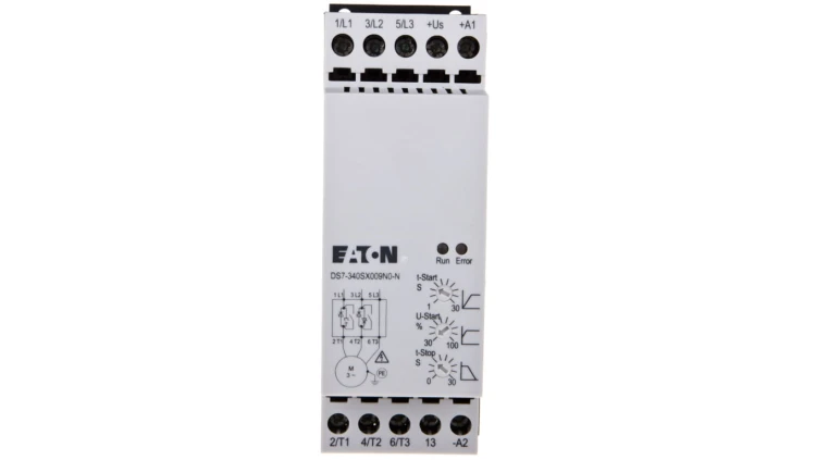 Softstart 3-fazowy 400VAC 9A 4kW/400V Uc=24V AC/DC DS7-340SX009N0-N 134910