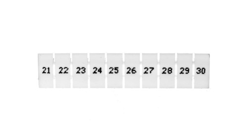 Oznacznik do złączek EZU-5/21-30 biały R34RR-07060001410 /100szt/