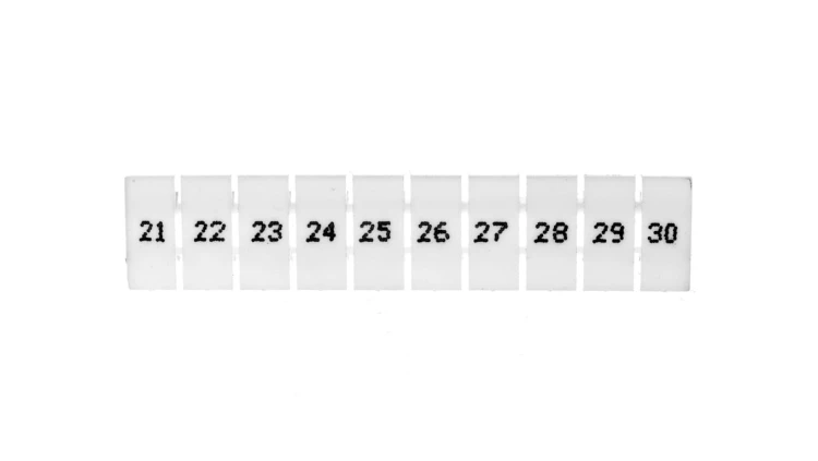 Oznacznik do złączek EZU-5/21-30 biały R34RR-07060001410 /100szt/