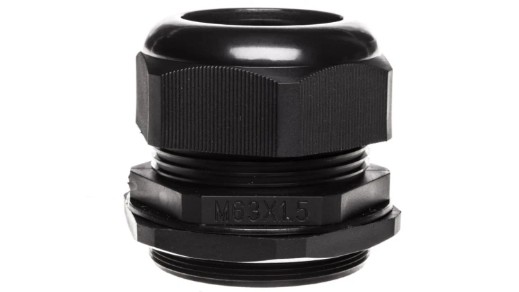 Dławnica kablowa poliamidowa M63 IP68 DP-EN 63 HM BK czarna E03DK-01040127001