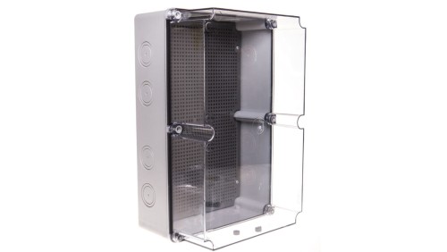 Obudowa hermetyczna natynkowa z płytą PMT5 348x228x166mm IP65 szara OH-5B.4 29.57