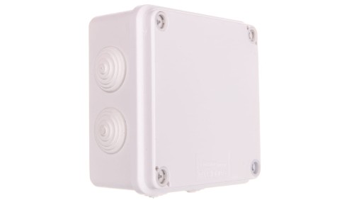 Puszka hermetyczna natynkowa 108x108x56mm IP44 biała PH-1A.3B 28.131