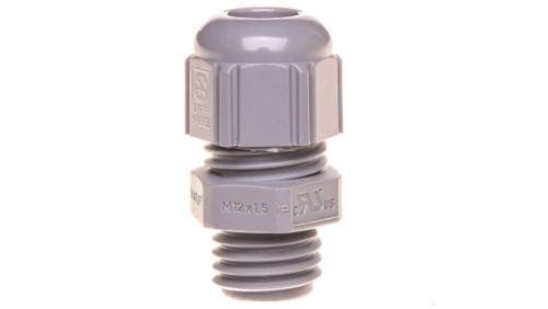 Dławnica kablowa poliamidowa M12 IP68 SKINTOP STR-M 12x1,5 ciemnoszara 53111100