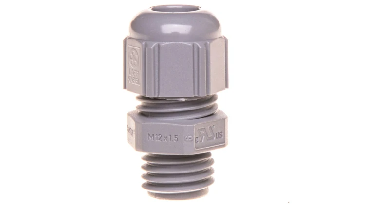 Dławnica kablowa poliamidowa M12 IP68 SKINTOP STR-M 12x1,5 ciemnoszara 53111100