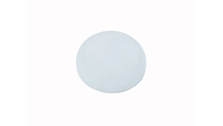 Soczewka lampki 22mm płaska bez opisu biała M22-XL-W 216453