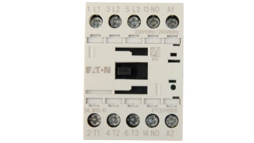Stycznik mocy 15A 3P 230V AC 1Z 0R DILM15-10 (230V50HZ,240V60HZ) 290058