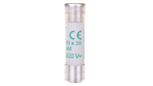 Wkładka bezpiecznikowa cylindryczna 10x38mm 16A aM 500V LF316M