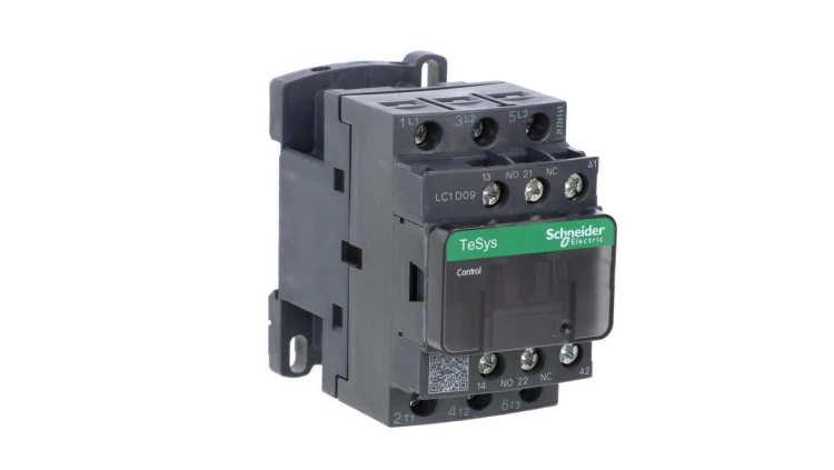 TeSys Deca Stycznik mocy 9A 3P 110V AC 1Z 1R LC1D09F7