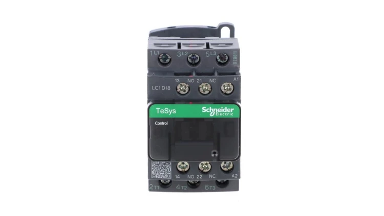 TeSys Deca Stycznik mocy 18A 3P 24V AC 1Z 1R LC1D18B7