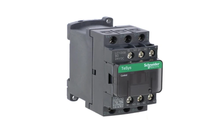TeSys Deca Stycznik mocy 9A 3P 24V DC 1Z 1R LC1D09BD