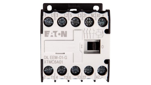 Stycznik mocy 6A 3P 24V DC 0Z 1R DILEEM-01-G(24VDC) 051650