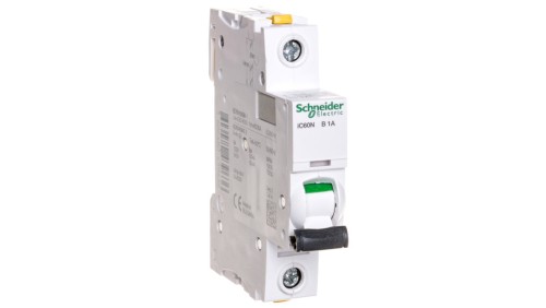 Wyłącznik nadprądowy 1P B 1A 6kA AC iC60N-B1 Acti9 A9F03101