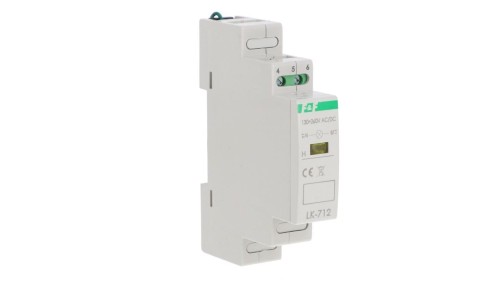 Lampka modułowa 1-fazowa żółta 130-260V AC/DC LK-712Y-130-260V