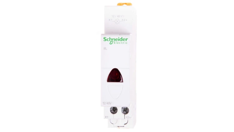 Lampka modułowa 1-fazowa czerwona 12-48V AC/DC iIL A9E18330