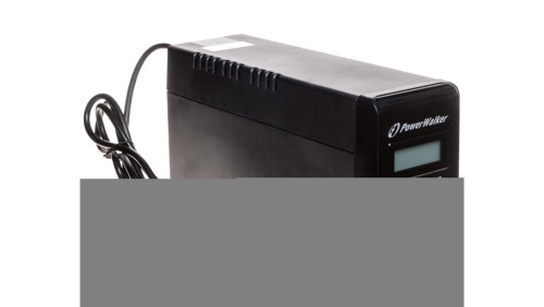 UPS POWER WALKER LINE-INTERACTIVE 800VA 2xPL 230V, czysta sinusoida, RJ11/45 IN/OUT, USB, LCD VI 800 SW/FR