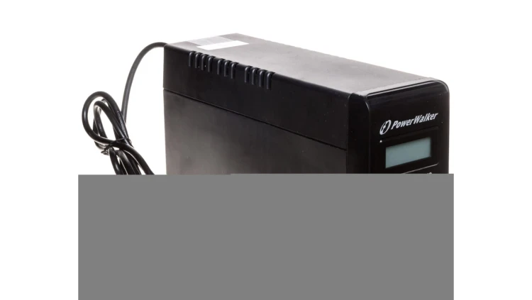 UPS POWER WALKER LINE-INTERACTIVE 800VA 2xPL 230V, czysta sinusoida, RJ11/45 IN/OUT, USB, LCD VI 800 SW/FR