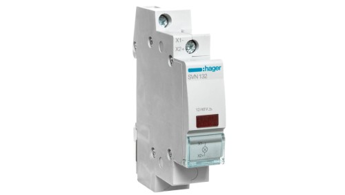 Lampka modułowa 1-fazowa czerwona 12-48V AC SVN132