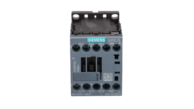 Stycznik mocy 7A 3P 24V AC 1Z 0R S00 3RT2015-1AB01