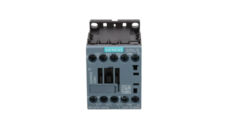Stycznik mocy 7A 3P 230V AC 0Z 1R S00 3RT2015-1AP02