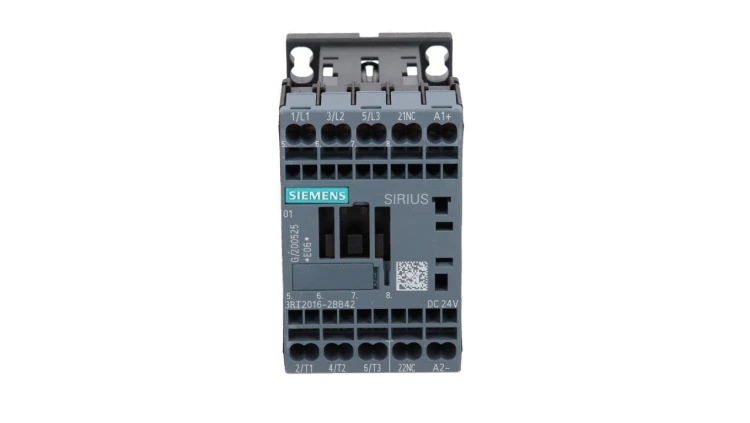 Stycznik mocy 9A 3P 24V DC 0Z 1R S00 3RT2016-2BB42