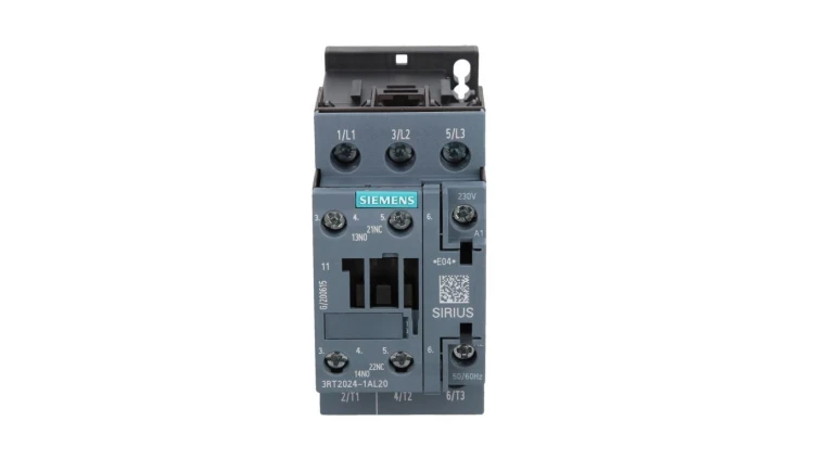 Stycznik mocy 12A 3P 230V AC 1Z 1R S0 3RT2024-1AL20