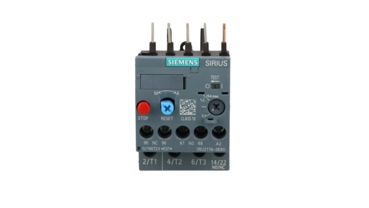 Przekaźnik termiczny 0,9-1,25A S00 3RU2116-0KB0