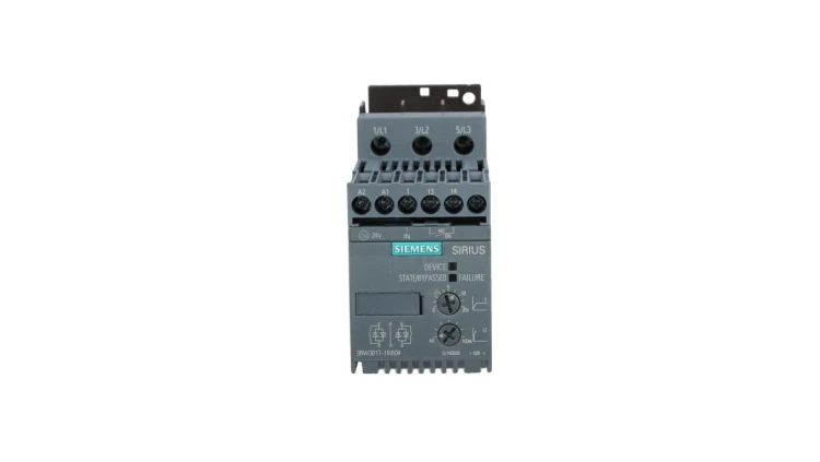 Softstart 3-fazowy 200-480VAC 12,5A 5,5kW/400V Uc=24V AC/DC S00 3RW3017-1BB04