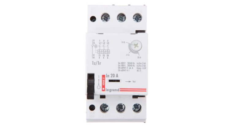 Wyłącznik silnikowy 3P 9kW 14-20A M 250 1R/1Z 20 606831