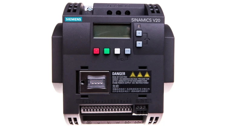 Falownik Uwe=400V, Uwy=3x400V/8,8A 4,0kW Sinamics V20 6SL3210-5BE24-0UV0
