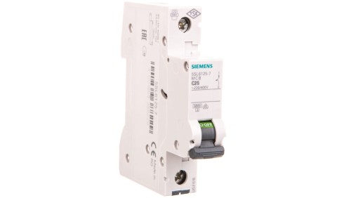 Wyłącznik nadprądowy 1P C 25A 6kA AC SENTRON 5SL6125-7
