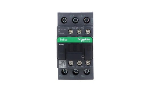 TeSys Deca Stycznik mocy 38A 3P 24V DC 1Z 1R LC1D38BL