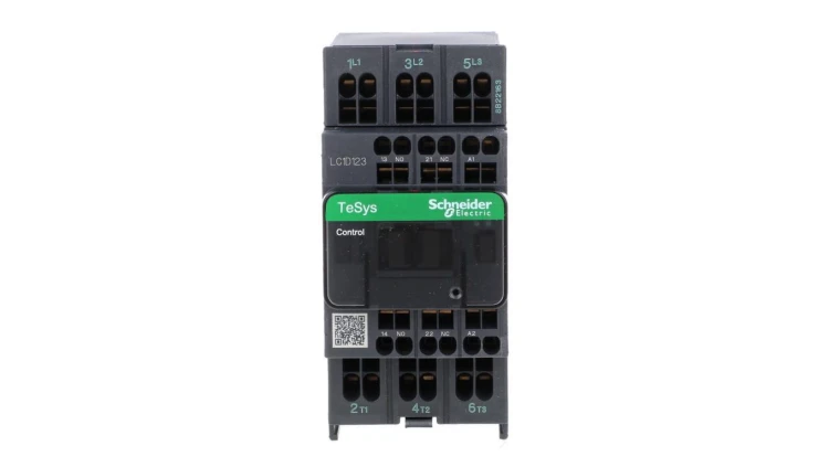 TeSys Deca Stycznik mocy 12A 3P 24V 50/60Hz 1Z 1R LC1D123B7