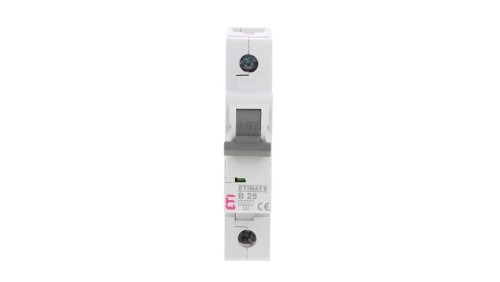 Wyłącznik nadprądowy 1P B 25A 6kA AC ETIMAT 6 002111518
