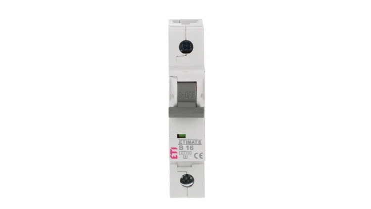 Wyłącznik nadprądowy 1P B 16A 6kA AC ETIMAT 6 002111516