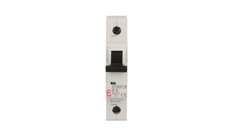 Wyłącznik nadprądowy 1P B 6A 10kA AC ETIMAT10 002121712