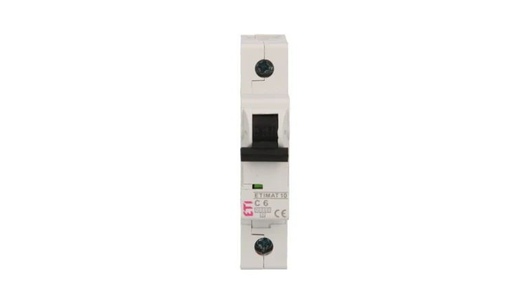 Wyłącznik nadprądowy 1P C 6A 10kA AC ETIMAT10 002131712