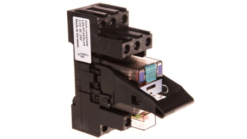 Przekaźnik kompletny serii PT 24V DC styki 3P moduł LED czerwony przył. śrubowe LZS:PT3A5L24