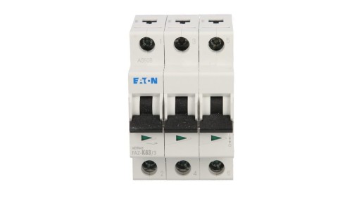 Wyłącznik nadprądowy 3P K 63A 10kA AC FAZ K63/3 278917
