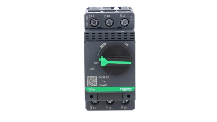 TeSys Deca Wyłącznik silnikowy 3P 11kW 25A GV2L22