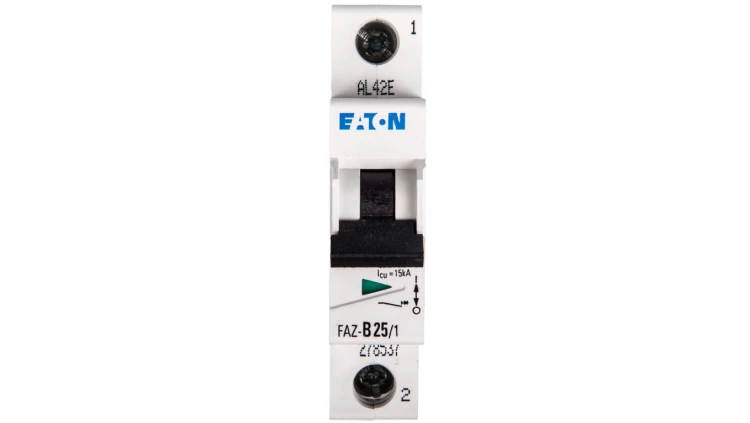 Wyłącznik nadprądowy 1P B 25A 15kA AC FAZ B25/1 278537