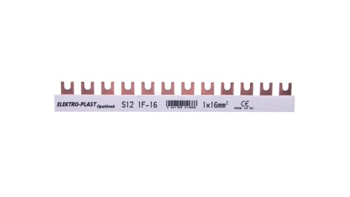 Szyna łączeniowa 1P 80A 16mm2 widełkowa (12 mod.) 1F S12 1F-10 45.121